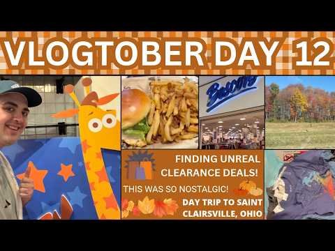 FINDING UNREAL CLEARANCE DEALS! ~ THIS WAS SO NOSTALGIC! ~ DAY TRIP TO ST CLAIRSVILLE ~ VLOGTOBER 12
