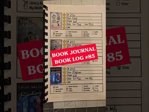 Book Journal of 2026 Book Reviews and Book Log 85 #bookjournal #bookreview #bookchallenge #booktok
