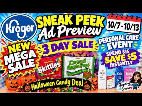 *NEW MEGA SALE* Kroger SNEAK PEEK Ad Preview for 10/7-10/13 | Personal Care Event & Weekly Digitals