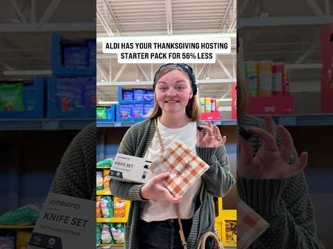 aldi’s thanksgiving kitchen finds are the move this year 🦃 save $86 vs name brands #aldifinds