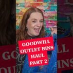 Goodwill Outlet Bins Part 2 #goodwill #goodwilloutlet #goodwillbins #thrifting