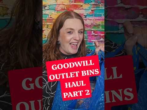 Goodwill Outlet Bins Part 2 #goodwill #goodwilloutlet #goodwillbins #thrifting