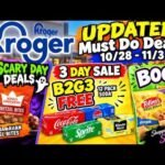 *B2G3 Soda Deal* Kroger UPDATED Must Do Deals for 10/28-11/3 | NEW Scary Deal, BOGO, & MORE