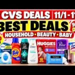 11/1 CVS COUPONING DEALS (10 EASY CVS COUPON DEALS)! 11/1 CVS Deals This Week