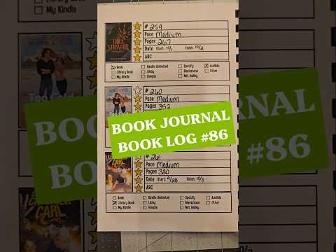 Book Journal of 2026 Book Reviews and Book Log 86 #bookjournal #bookreview #bookchallenge #booktok