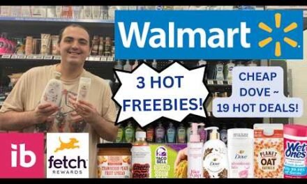 3 HOT FREEBIE DEALS AT WALMART! ~ CHEAP DOVE SOAP / DEODORANT ~ 19 HOT COUPON DEALS ~ OCTOBER 2026