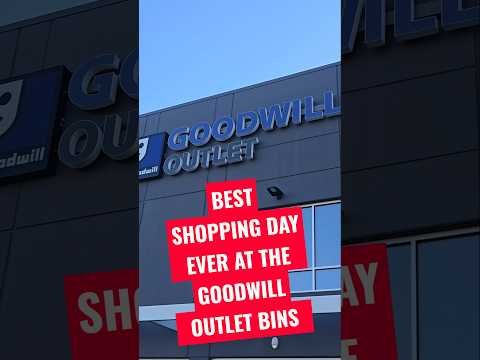 Goodwill Shopping at the Outlet Bins. Best Haul Ever Part 1 of 3 #goodwill #outlet #goodwillbins