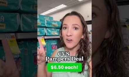 Pampers for $6.50 at CVS! 🤯