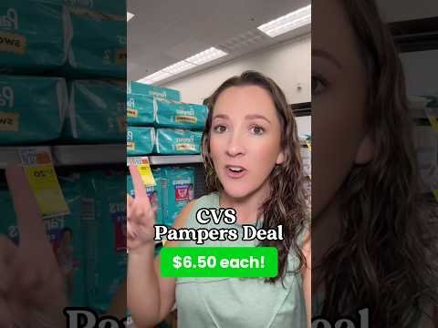 Pampers for $6.50 at CVS! 🤯