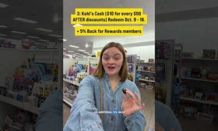 Stack 3 discounts at Kohl’s Deal Days 🛒 Up to 50% off + 25% off code TAKE25 + Kohl’s Cash! #kohls