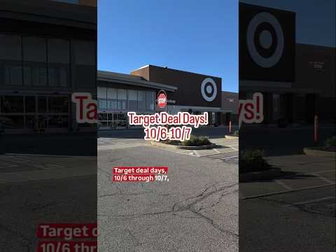 Target Deal Days 10/6-10/7