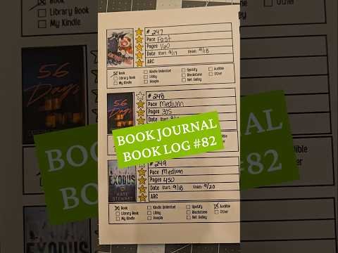 Book Journal of 2026 Book Reviews and Book Log 82 #bookjournal #bookreview #bookchallenge #booktok #