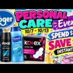 Kroger *PERSONAL CARE* Event for 10/7-10/13 | Deal Scenarios + Manufacturer vs Store Coupons