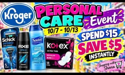 Kroger *PERSONAL CARE* Event for 10/7-10/13 | Deal Scenarios + Manufacturer vs Store Coupons