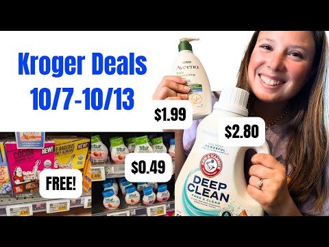 Kroger Couponing Deals This Week 10/7-10/13
