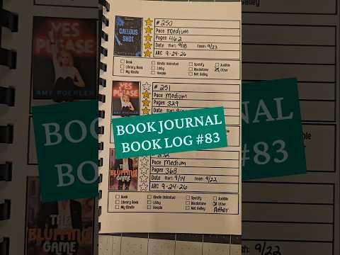 Book Journal of 2026 Book Reviews and Book Log 83 #bookjournal #bookreview #bookchallenge #booktok #