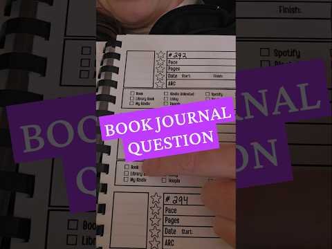 Book Journal Question #bookjournal #Journal #book #booklog #bookreviews