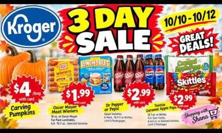 *CANDY!!* Kroger 3 DAY SALE for 10/10-10/12 | HOT DEALS for Soda, Hot Dog, Lunchables, Candy & MORE