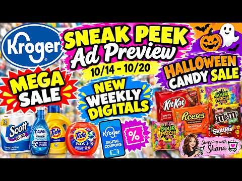 *CANDY DEAL* Kroger SNEAK PEEK Ad Preview for 10/14-10/20 | MEGA SALE, Weekly Digitals, & MORE
