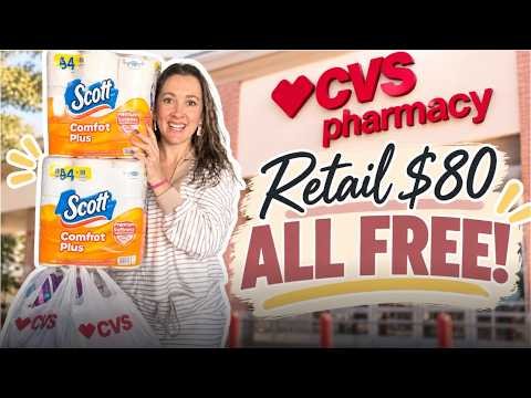 CVS Haul- Score $80 of Household Essentials for FREE! 10/11-10/24