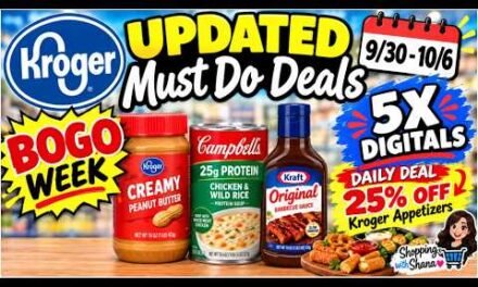 *BOGO WEEK* Kroger UPDATED Must Do Deals for 9/30-10/6 | Daily Deal, Weekly Digitals, & MORE