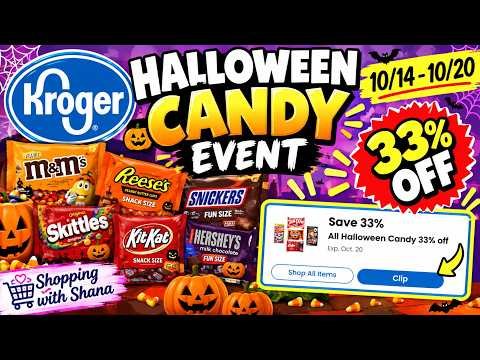 *HALLOWEEN* Kroger 33% Off Candy Event for 10/14-10/20 | Coupons & Match-ups