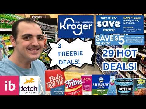 29 HOT KROGER DEALS! ~ 3 HOT FREEBIE DEALS / MORE ~ 10/14/26 – 10/20/26